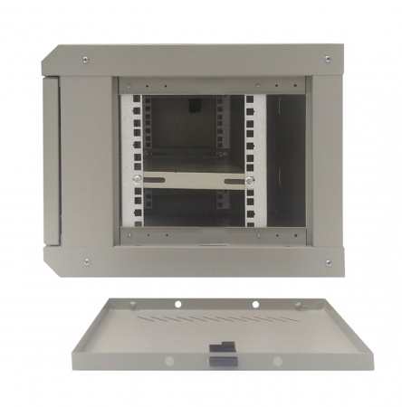 ST-NC6U01 (СЕРЫЙ) С ПОЛКОЙ, (версия 2) Шкаф телекоммуникационный Фото