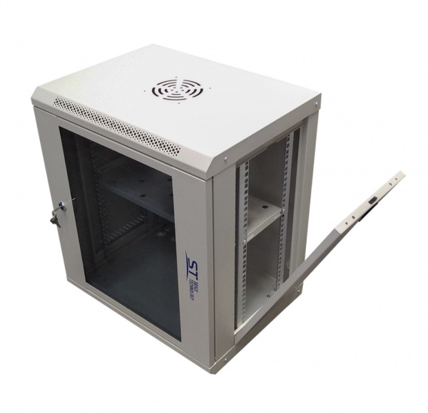 ST-NC12U01 (СЕРЫЙ)  С ПОЛКОЙ Шкаф телекоммуникационный Фото