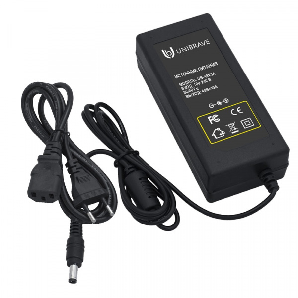 Блок питания Unibrave UB-48V3A Фото Блок питания Unibrave UB-48V3A Фото