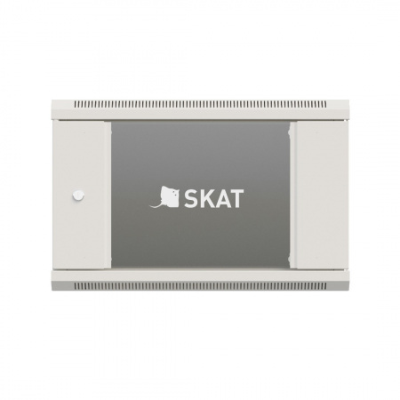 SKAT TB-12W645GF-G Шкаф настенный телекоммуникационный 12U 600х450х635мм, дверь стеклянная Фото