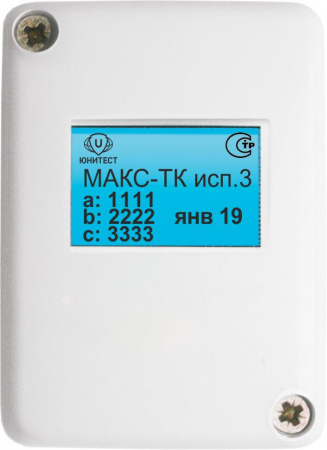 МАКС-ТК исп.3 Метка для подключения 3-х ШС с НЗ извещателями. 3 адреса в системе. Фото
