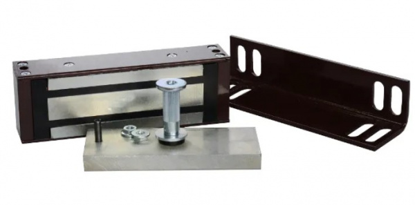 М1-300 с уголком (коричневый) Замок электромагнитный Фото