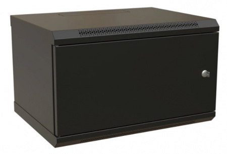 WR-TW-1266-SR-RAL9004 Шкаф настенный 19-дюймовый (19
