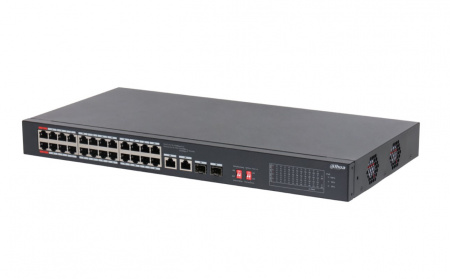 DH-S3226-24ET-375 24-портовый неуправляемый коммутатор с РоЕ Фото