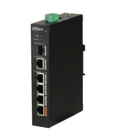 DH-PFS3106-4ET-60 4-портовый неуправляемый коммутатор с РОЕ Фото