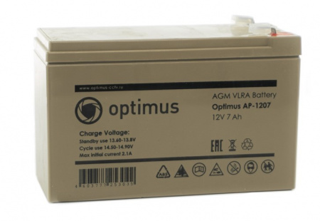 АКБ 1207 Optimus AP-1207 Фото