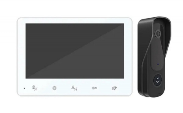 AT-I-K730C/T White Комплект: видеодомофон СVBS и видеопанель СVBS Фото