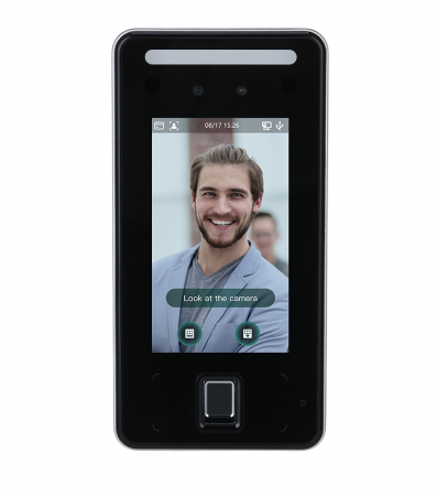 DHI-ASI6214J-MFW-V1 AI терминал учета рабочего времени и контроля доступа с распознаванием лиц, отпечатков пальцев и Wi-Fi Фото