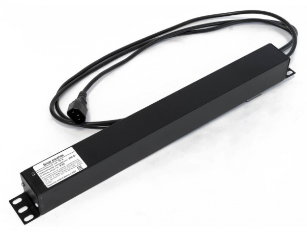 Hyperline SHE19-8SH-S-2.5IEC Блок розеток для 19