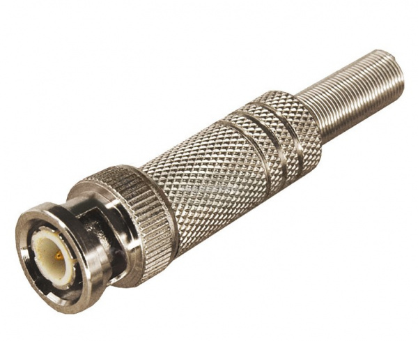 BNC-P Разъём BNC с пружиной под винт (папа) Фото BNC-P Разъём BNC с пружиной под винт (папа) Фото