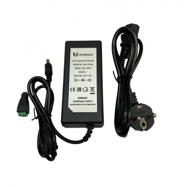 Блок питания Unibrave UB-12V5A Фото Блок питания Unibrave UB-12V5A Фото