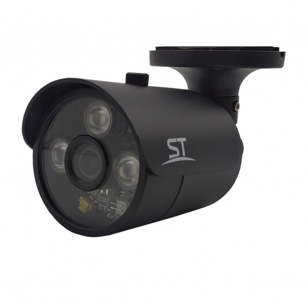 ST-181 M IP HOME POE ЧЕРНАЯ (3,6mm), (версия 4) 3Mp (2304*1296), уличная цилиндрическая IP-камера с ИК подсветкой до 40 м Фото