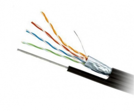 FTP outdoor с тросом 4x2x0,52 Cu Полимет Кабель «витая пара» (LAN) Фото