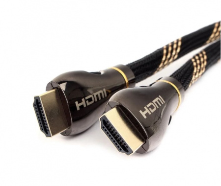 Кабель HDMI Cablexpert CCP-HDMI8K-1.5M, 1.5м, v2.1, 8K, 19M/19M, черный, позол.разъемы, экран, пакет Фото