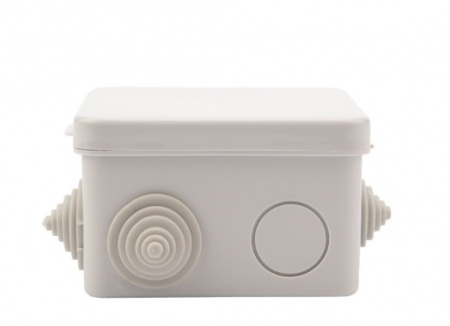 Коробка распределительная наружного монтажа с откидной крышкой 80х80х50 мм, IP54 REXANT Фото