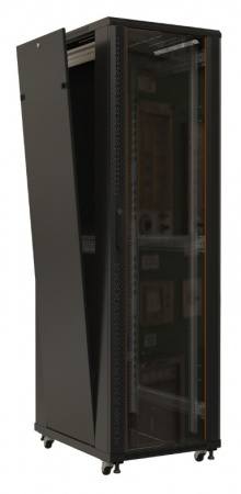 Hyperline TTB-2268-AS-RAL9004 Шкаф напольный 19-дюймовый, 22U, 1166x600х800 мм (ВхШхГ) Фото