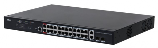 DH-PFS4226-24GT-230 24-портовый гигабитный управляемый коммутатор с PoE, уровень L2 Фото