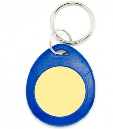 Брелок Temic IL-07TBY c кольцом, синий + жёлтый Фото