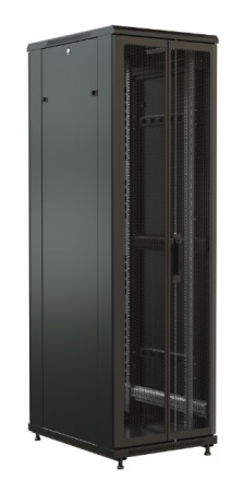 WR-TT-4762-DD-RAL9004 Шкаф напольный 19-дюймовый, 47U, 2277x600х1200 мм (ВхШхГ) Фото