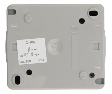 Переключатель проходной KRANZ INDUSTRIAL открытой установки, IP54 серый Фото