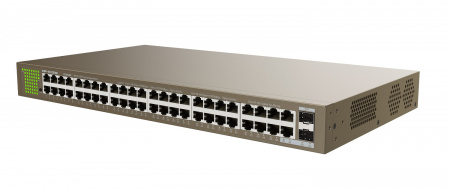 G1050F Неуправляемый коммутатор IP-COM с 48 гигабитными портами 10/100/1000 Мбит/с, 2 SFP 1000 Мбит/с Фото