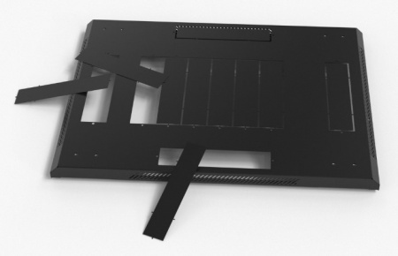 Hyperline TTB-4268-AS-RAL9004 Шкаф напольный 19-дюймовый, 42U, 2055x600х800 мм (ВхШхГ) Фото