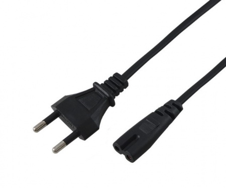 Шнур сетевой, вилка - евроразъем С7, кабель 2x0,75 мм², длина 1,8 метра (PE пакет) REXANT Фото