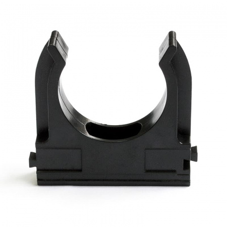 Крепеж-клипса для труб D=16 мм черный Rexant (100 шт/уп) Фото