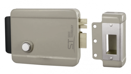 ST-EL-04(N/1C/B/PS)(СЕРЫЙ) Замок электромеханический Фото