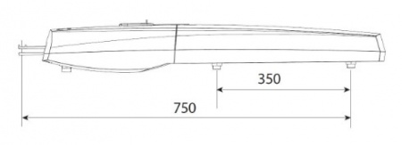 SWN20B - Привод 24 В линейный, самоблокирующийся с энкодером (корпус синий) Фото
