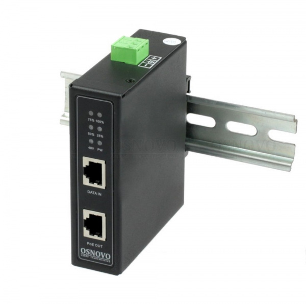 Midspan-1/303X(Booster) Промышленный PoE-инжектор 10G Ethernet на 30W с бустером напряжения Фото Midspan-1/303X(Booster) Промышленный PoE-инжектор 10G Ethernet на 30W с бустером напряжения Фото