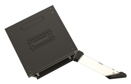 Hyperline TWB-1266-GP-RAL9004 Шкаф настенный 19-дюймовый (19