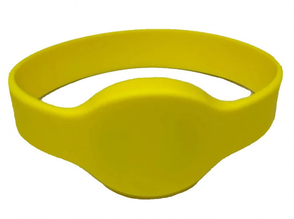 Браслет EM, IL-10D65EY, силиконовый, без застёжки (жёлтый, женский) Фото