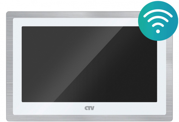 CTV-M5102 W Монитор видеодомофона с Wi-Fi Фото CTV-M5102 W Монитор видеодомофона с Wi-Fi Фото