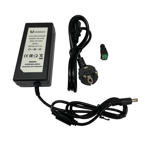 Блок питания Unibrave UB-12V3A Фото Блок питания Unibrave UB-12V3A Фото