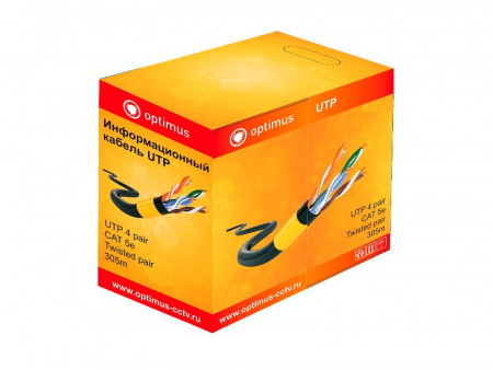 Кабель Optimus U5e-LSZH 4x2x0.5 Cu (IN) 1м Фото