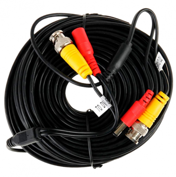 Кабель BNC-BNC для видеонаблюдения (с питанием) L=18m Фото