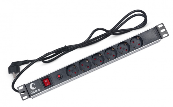 Cabeus PDU-6P-F-2EU Блок евророзеток для 19