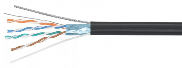 Кабель «витая пара» Андижанкабель UTP Outdoor CAT5e 4PR 24AWG Cu (LAN) 4x2x0,52 305м Фото Кабель «витая пара» Андижанкабель UTP Outdoor CAT5e 4PR 24AWG Cu (LAN) 4x2x0,52 305м Фото