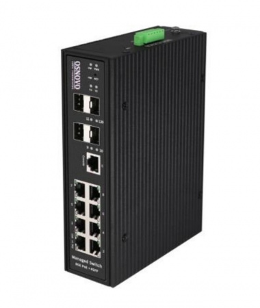 SW-80804/ILS(port 90W,720W) Промышленный управляемый (L2+) Ultra PoE коммутатор Фото