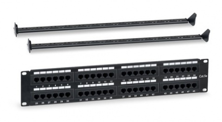 WR-PL-48-C5E-D Патч-панель 19