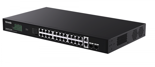 TEG1128P-24-250W Коммутатор Ethernet 26GE+2SFP с 24 портами PoE Фото
