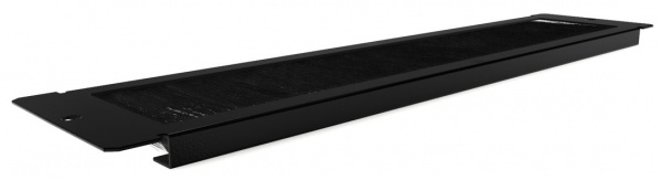 Hyperline TCB-TTB-RAL9004 Панель с щеточным кабельным вводом в пол/потолок для шкафов серии TTB, TWB Фото