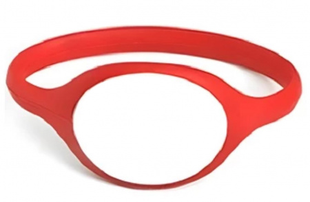 Браслет Temic, IL-17TR, без застёжки, непрозрачная крышка (красный) Фото