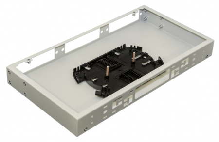 Hyperline FO-19R-1U-3xSLT-W140H42-24UN-GY Бокс оптический универсальный 19