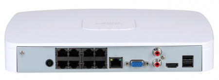 DHI-NVR4108-8P-EI 8-канальный IP-видеорегистратор c PoE, 4K, H.265+ и ИИ Фото