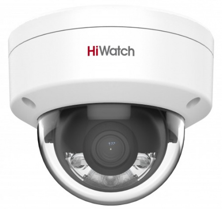 DS-I452L(4mm) 4Мп уличная купольная IP-камера с LED-подсветкой до 30м и технологией ColorVu Фото