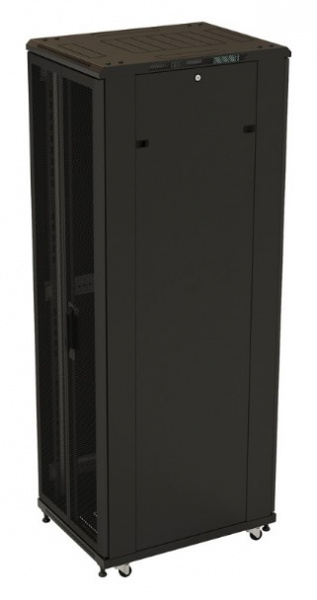 Hyperline TTB-4788-DD-RAL9004 Шкаф напольный 19-дюймовый, 47U, 2277x800х800 мм (ВхШхГ) Фото