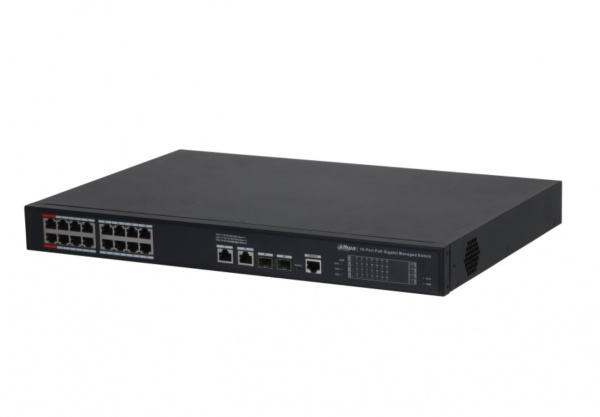 DH-S4220-16GT-240 16-портовый гигабитный управляемый коммутатор с PoE Фото
