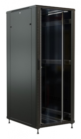 WR-TT-3788-AS-RAL9004 Шкаф напольный 19-дюймовый, 37U, 1833х800х800 мм (ВхШхГ) Фото